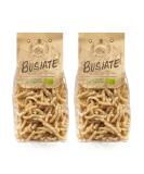 Organic Morelli Spiral Pasta - Protein-Rich Italian Durum Wheat Semolina Pasta - Ancient Grains, All Natural Gourmet - Busiate (Trofie Gemelli) 17.6 Oz, Pack of 2 - Buy Online on SooperMarket.com