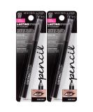 Maybelline Eyestudio Lasting Drama Waterproof Gel Pencil Makeup Sleek Onyx 2 Count - Long-Lasting Formula - Buy Online on SooperMarket.com