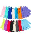 30 Pcs Exfoliating Gloves for Shower  15 Colors Body Exfoliator Glove with Hanging Loop  Scrub Exfoliate Glove Mitt Bath Face Spa Hand Scrubber Wash Deep Scrubbing Dead Skin for Women Men  by Aisuly - Buy Online on SooperMarket.com
