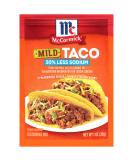 Mild Taco Seasoning Mix 1 oz (Pack of 12) | McCormick 30% Less Sodium - Buy Online on SooperMarket.com