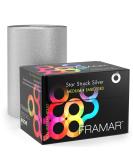 Framar Star Struck Silver Embossed Roll Aluminum Foil, Hair Foils For Highlighting - Medium 320 ft - Buy Online on SooperMarket.com