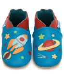 Soft Sole Leather Baby Shoes for 12-18 Months - Spaceship Design for Boys and Girls - Buy Online on SooperMarket.com