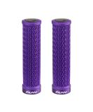 Funn Holeshot Mountain Bike Grips - Lightweight Ergonomic Handlebar Grips with Single Lock On Clamp for MTB/BMX - Purple - Buy Online on SooperMarket.com