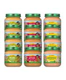 Earth's Best Organic Stage 1 Baby Food, Fruit Jars Variety Pack, 4 oz (Pack of 12) - Buy Online on SooperMarket.com