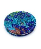 Pocket Mirror for Women Small Travel Mirror Magnifying Van Gogh Irises Flower Purse Mirror Compact Unique Gift for Artistic Mom - Buy Online on SooperMarket.com