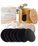 Eira's Reusable Makeup Remover Pads | With Washable Laundry Bag | Zero Waste Facial Round | Soft Reusable Face Pad | Large Bamboo Cotton Rounds for Toner | Bamboo Holder For Storage of Cleansing Wipes - Buy Online on SooperMarket.com