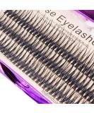 Bodermincer 120pcs Handmade Fish Tail False Eyelashes 0.10mm Thick Black Individual Lashes Extension 12mm - Natural Long Fake Eyelashes - Buy Online on SooperMarket.com