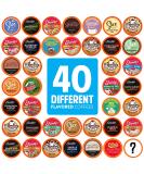 Two Rivers Coffee Flavored Coffee Pods Compatible with K Cup Brewers Including 2.0 Assorted Variety Pack Flavored Coffee 40 Count Assorted Flavored Coffee 40 Count (Pack of 1) - Buy Online on SooperMarket.com