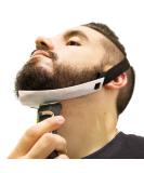Aberlite FlexShaper - Beard Shaper Neckline Guide - Hands-Free & Flexible - The Ultimate Neckline Beard Shaping Template - Beard Trimmer Tool - Lineup Stencil Kit (White) - Buy Online on SooperMarket.com