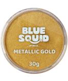 Blue Squid PRO Metallic Gold Face Paint - 30gm Water Activated Body Makeup for Adults & Kids | Non Toxic Halloween SFX Facepaint - Buy Online on SooperMarket.com