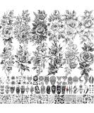 VANTATY 63 Sheets Realistic Black Rose Peony Flower Temporary Tattoos For Women Body Art Arm Neck Thigh, 3D Sexy Snake Floral Long Lasting Temp Sleeve Tattoos Stickers Adults Girls, Fake Tattoos That Look Real And Last Long - Buy Online on SooperMarket.com