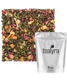 Tealyra Berry Rose Slenderize Pu Erh Green Oolong Tea Blend - 5-Year Aged - 220g - Weight Loss Diet Tea - All Natural - 7.76 oz / 220g - Buy Online on SooperMarket.com