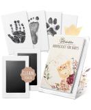 Eulentaler The baby impression set I 0-6 months i recommended by educators i for handprint footprint & paw print I incl. 2 stamp cushion & 4 printing cards I gift for birth small (0-6 months) - Buy Online on SooperMarket.com