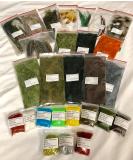 Fly Tying Material Feather and Dubbing Bulk Starter Kit - Buy Online on SooperMarket.com
