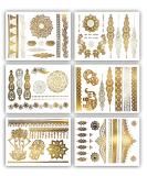Terra Tattoos Metallic Gold Henna Temporary Tattoos 75 Mandala Tattoos Flowers Mandalas Elephants Waterproof Nontoxic Long Lasting for Beach Festivals  Parties - Buy Online on SooperMarket.com