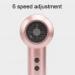 Compact Hair Dryer Travel Hair Dryer Portable Blow Dryer for Women Men Rechargeable Cordless Hairdryer 5000mAh 6 Speed Adjustment Fast Drying for Home Camping(Rose Gold) - Buy Online on SooperMarket.com