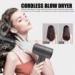 Compact Hair Dryer Travel Hair Dryer Portable Blow Dryer for Women Men Rechargeable Cordless Hairdryer 5000mAh 6 Speed Adjustment Fast Drying for Home Camping(Coffee) - Buy Online on SooperMarket.com