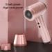 Compact Hair Dryer Travel Hair Dryer Portable Blow Dryer for Women Men Rechargeable Cordless Hairdryer 5000mAh 6 Speed Adjustment Fast Drying for Home Camping(Rose Gold) - Buy Online on SooperMarket.com