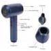 Compact Hair Dryer Travel Hair Dryer Portable Blow Dryer for Women Men Rechargeable Cordless Hairdryer 5000mAh 6 Speed Adjustment Fast Drying for Home Camping(Blue) - Buy Online on SooperMarket.com