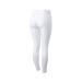 HORZE Active Women's Horse Riding Silicone Grip Full Seat Breeches | Midrise Waist with Front Pocket White 32