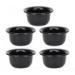5pcs Beard Shaving Cream Bowl Portable Practical Men's Shaving Soap Bowl Barber Supplies for Home Salon