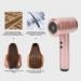 Compact Hair Dryer Travel Hair Dryer Portable Blow Dryer for Women Men Rechargeable Cordless Hairdryer 5000mAh 6 Speed Adjustment Fast Drying for Home Camping(Rose Gold) - Buy Online on SooperMarket.com