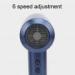 Compact Hair Dryer Travel Hair Dryer Portable Blow Dryer for Women Men Rechargeable Cordless Hairdryer 5000mAh 6 Speed Adjustment Fast Drying for Home Camping(Blue) - Buy Online on SooperMarket.com