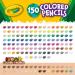 Crayola Colored Pencil Set - 150 Different Colors - Buy Online on SooperMarket.com