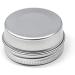 Buy 12-Piece Silver Aluminum Screw Cap Candle Boxes - 30ml Round Containers with Stickers | CREMEDOSE COSMETICS - Buy Online on SooperMarket.com