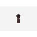 Shaving brush cylindrical black-red vegan synthetic hair