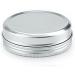 Buy 24-Piece 100ml Silver Aluminum Screw Cap Cans | Empty Cream & Candle Boxes | International Shipping - Buy Online on SooperMarket.com