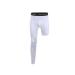Jonscart One Leg Compression Tights Long Pants Basketball Sports Base Layer Underwear Active Tight White-right-long Large