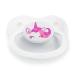 Pacifier Addict - Fixx - JUMBO Adult Orthodontic Therapeutic Sleep Aid - XXL Silicone Pacifier - Size 10 (White) Unicorn