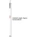 Walking Stick Walking Stick Portable Folding Blind Walking Stick Aluminum Alloy Reflective Blind Elderly Guide Cane Multi-Purpose Crutch - Buy Online on SooperMarket.com