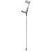 Forearm Crutches Adjustable Cane Forearm Crutches Handle with Comfy Grip - High Density Sturdy Aluminum Adjustable Heavy Duty for Standard and Tall Adults Lightweight Arm Crutch Journey