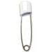 Nappy Pins Safety Lock - 24 Pcs White Diaper Pins for Baby Infants Kids - Buy Online on SooperMarket.com