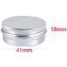 Basic Packing: 12x 15ml Silver Aluminum Screw Cap Cans for Cosmetics - Durable Empty Round Dose Boxes with Stickers - Buy Online on SooperMarket.com