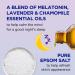 Dr Teal's Pure Epsom Salt Soak, Sleep Blend with Melatonin, Lavender & Chamomile Essential Oils 48.0 oz - Transform Your Style with the Best Innovation Today! - Buy Online on SooperMarket.com