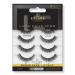 Eylure Luxe Faux Mink Natural Lavish Eyelashes Multipack 4 ct