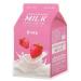 A'Pieu Strawberry Milk One-Pack Beauty Face Mask Brightening 1 Sheet 21 g