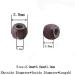 Vlasy Silicone Lined Nano Rings Beads for Hair Extensions - Brown (600pcs) - Buy Online on SooperMarket.com