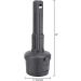 Black Outdoor Ashtray - 1-1/2 Gallon: Weatherproof Design for Outdoor Use - Buy Online on SooperMarket.com