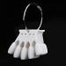 Nail Art Tips 10pcs Nail Sticks Display Nail Polish Color Display Card Practice Manicure Polish Gel Templates Showing Tool (White)