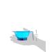 Efalock Professional Transparent Dye Bowl Set - Blue Pack of 2 (2x 1 Piece) | International Shipping Available - Buy Online on SooperMarket.com
