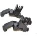 Buy FIRECLUB 2017 AR15 45 Flip Up Backup Iron Sights - Front & Rear Rapid Transition for AR-15 | International Shipping Available - Buy Online on SooperMarket.com