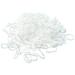 Pack of 250 Ultra Elastic Clear Braiding Bands | Mytoptrendz - Perfect Ponytail Holders for All Hair Types - Buy Online on SooperMarket.com