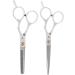U-K Hair Cutting Scissors Stainless Steel Professional Barber Hair Cutting Thinning Scissors Shears Hairdressing Set(Scissors Set) Durable Processed