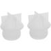 KALLORY 2pcs Mushroom Silicone Mold Resin Crafts Candy Containers Crafts Making Mold Diy Mold With Cover Jar Whitex2pcs 10x10.cmx2pcs - Buy Online on SooperMarket.com