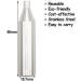 Gurlleu CO2/HPA Conversion Kit | 12g Cartridge Converters | S-TW and RG Thread | 8mm Quick Disconnect - Buy Online on SooperMarket.com