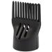 Black Portable 5PCS Hair Dryer Nozzle Replacement Set - Hairdressing Styling Tool for Home & Salon - Buy Online on SooperMarket.com